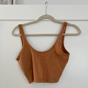Free People Movement Cropped Tank - Burnt Orange